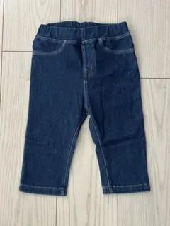 デニムカジュアルパンツ サイズ100 7分袖