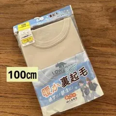 キッズ こども長袖丸首シャツ インナー 肌着 100㎝ ２枚組