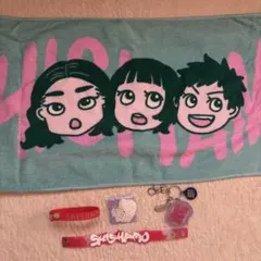 SHISHAMO Tシャツ M 白 キーホルダー エコバック ガチャ - メルカリ