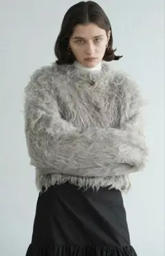 クラネ SHAGGY SHORT CARDIGAN/シャギーショートカーディガンのサムネイル