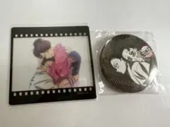 鬼滅の刃 ufotable お楽しみくじ フィルム風クリアカード 缶バッジ 狛治
