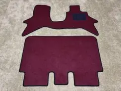 GRヤリス ラゲッジマット 後席背面部のみ2枚 ダークレッド FJ CRAFT 