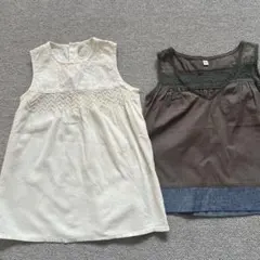 無印良品　暑い夏に! ワンピースとチュニック　サイズ100のサムネイル