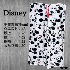 ★Disney ミッキーマウス 総柄 フリースパンツ ルームウェア 大きいサイズ