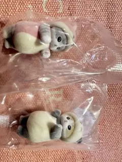 mofusand ガチャガチャ　ならぶんです　 フロッキー素材