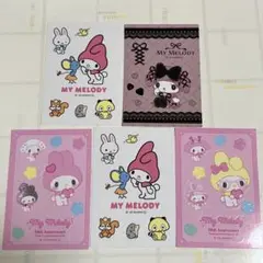 My Melody 50th Anniversary ステッカーセット