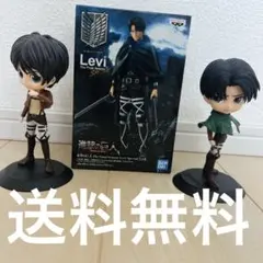 【送料無料】進撃の巨人　フィギュア3体まとめ売り　リヴァイ　エレン