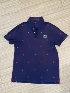 PUMA メンズ　ゴルフ　紺ポロシャツ　XL