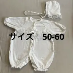 ベビーセレモニードレス サイズ50-60cm 帽子付き