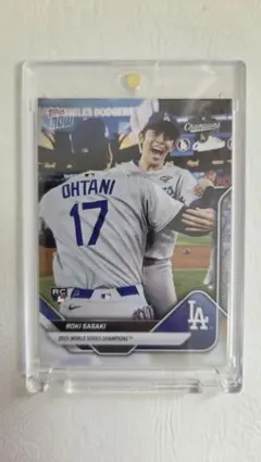 SSP】佐々木朗希 Topps Now 2025 ルーキー WS-14SSP - メルカリ