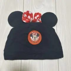 東京ディズニーリゾート ミニーマウス 耳付き ベビー帽子　50cm