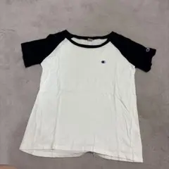 Champion 半袖Tシャツ ホワイト/ブラック Women's M