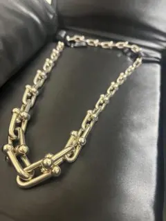 Tiffanyハードウェア グラジュエイテッドリンクネックレスSilver925