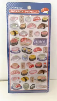 ボンボンドロップシール　和柄　お寿司　正規品