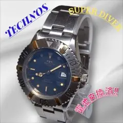 【希少・ヴィンテージ】TECHNOS SUPER DIVER 200M 腕時計のサムネイル