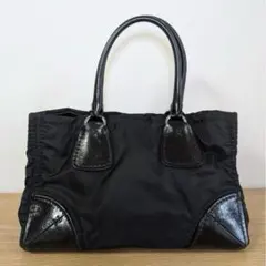 GUCCI グッチ GG ネオプレン トートバッグ A4可 チャーム 黒 - メルカリ