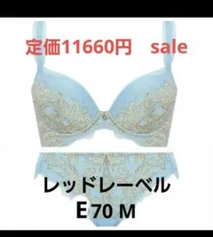 251700 トリンプ　レッドレーベル　ブラジャー　ショーツ　e70