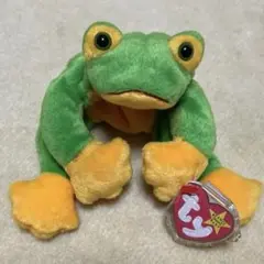 Ty ビーニーベイビー　カエルのぬいぐるみ
