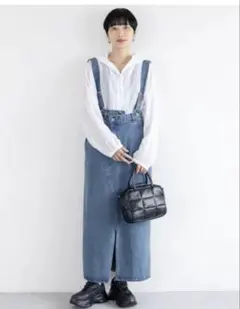 美品マルチリメイクデニムジャンスカ LEPSIM レプシィム ロングスカート