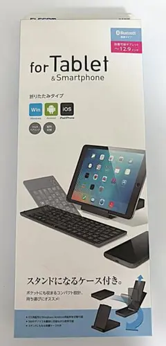 ELECOM Bluetooth 折りたたみキーボード (TK-FLP01)