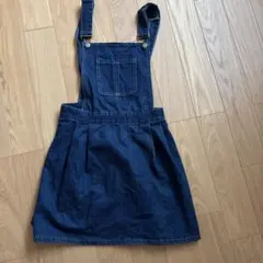 デニム サロペットジャンパースカート
