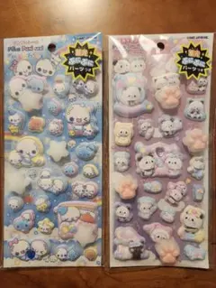 ピカプニシール　あわわちゃん　もちもちぱんだ　　　２点セット新品