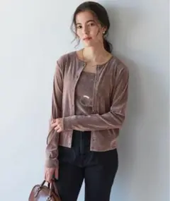 新品 グリーンレーベル 【結論シリーズ】極みシアーフロッキーカーデ