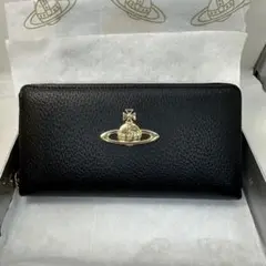 【大人気！新品】ヴィヴィアンウエストウッド 長財布 ブラック 955VW338