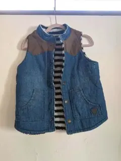 【冬物最終値下げ】CUB by KRIFFMAYER デニムベスト 130