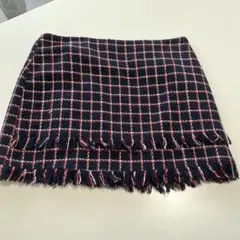 ZARA ツイードミニスカート