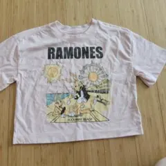 GAP TEEN クロップドTシャツ ピンクのサムネイル