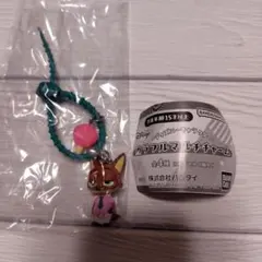 ガチャガチャ　ディズニーキャラクター　カラフルマルチチャーム　ニック・ワイルド