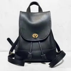✨オールドコーチ COACH ターンロック グラブタンレザー ミニリュック