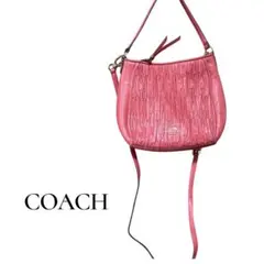 COACH ピンク ショルダーバッグ
