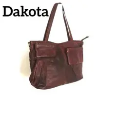 Dakota ダコタ 本革 レザー トートバッグ ブラウン 肩掛け ヴィンテージのサムネイル