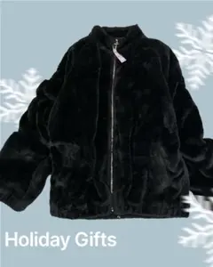 キッズ160 ファーコート　ブルゾン