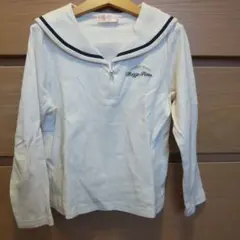 Mezzo Piano セーラー襟 長袖カットソー 130cm