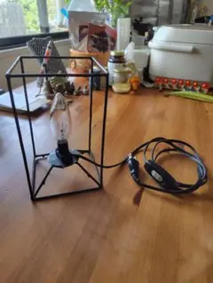 四角いテーブルライト