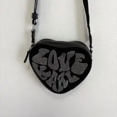 Karl Lagerfeld ショルダーバッグ 黒 ハート型のサムネイル