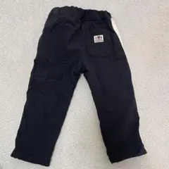 ホットビスケット 90 黒　ブラック　パンツ　ズボン　ホワイトライン