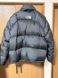 THE NORTH FACE ブラックダウンジャケット 後センターロゴ