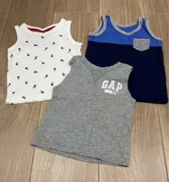 タンクトップ ノースリーブ　3枚セット 70 80cm
