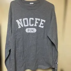 Champion×NO COFFEE チャンピオン　ノーコーヒーロンT 福岡　L