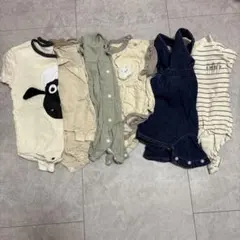 ベビーロンパース　6枚セット　70㌢
