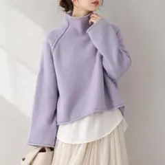 美品✨《スピックアンドスパン》ウールカシミヤ プルオーバー 193