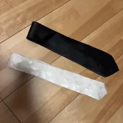ネクタイ 黒 白 冠婚葬祭 セット