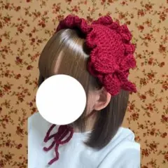 ୨୧赤いりぼんのヘッドドレス୨୧