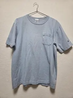 Champion T1011 水色 Tシャツ M