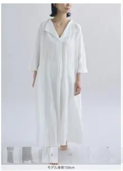 【新品未使用】MAKU textiles NOORドレス ワンピース　ホワイト 2026年最新】maku textilesの人気アイテム - メルカリ