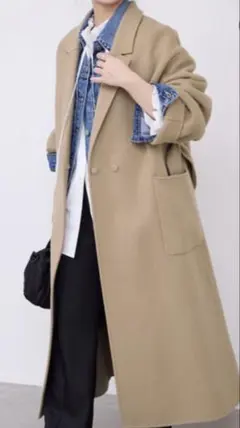 SLOBE IENA souple wool ロングコートのサムネイル